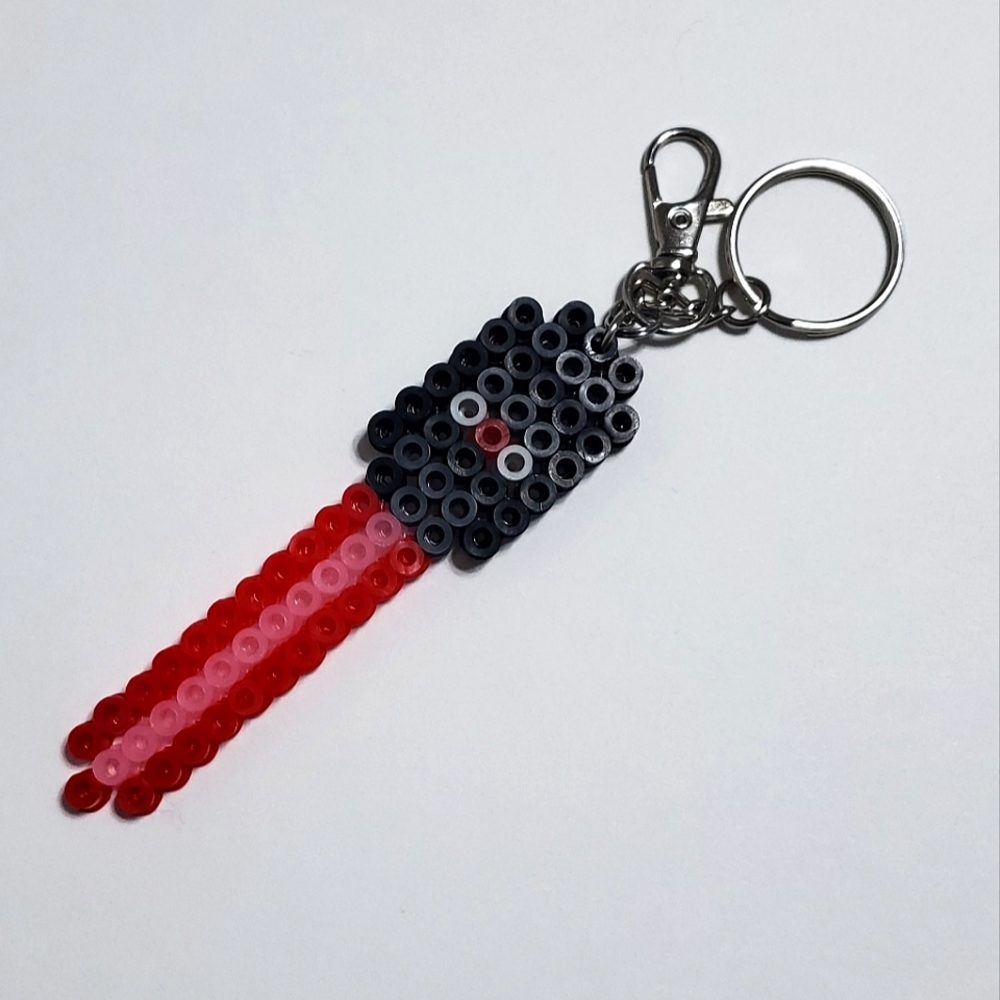 Perler Bead - Darth Vader Lightsaber Keychain